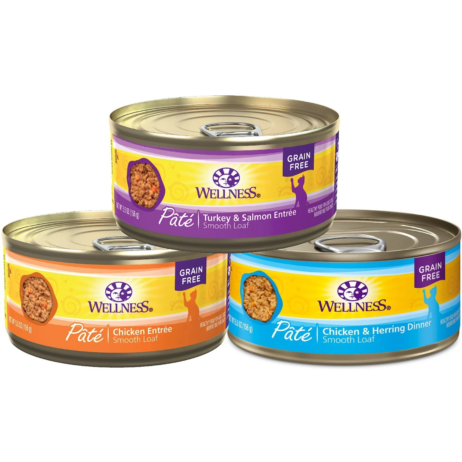 Wellness Complete Health Poultry Lovers Pate Variety Pack Grain-Free Natural Canned Cat Food 1 Wellness Complete Health Poultry Lovers Pate Variety Pack Grain-Free Natural Canned Cat Food