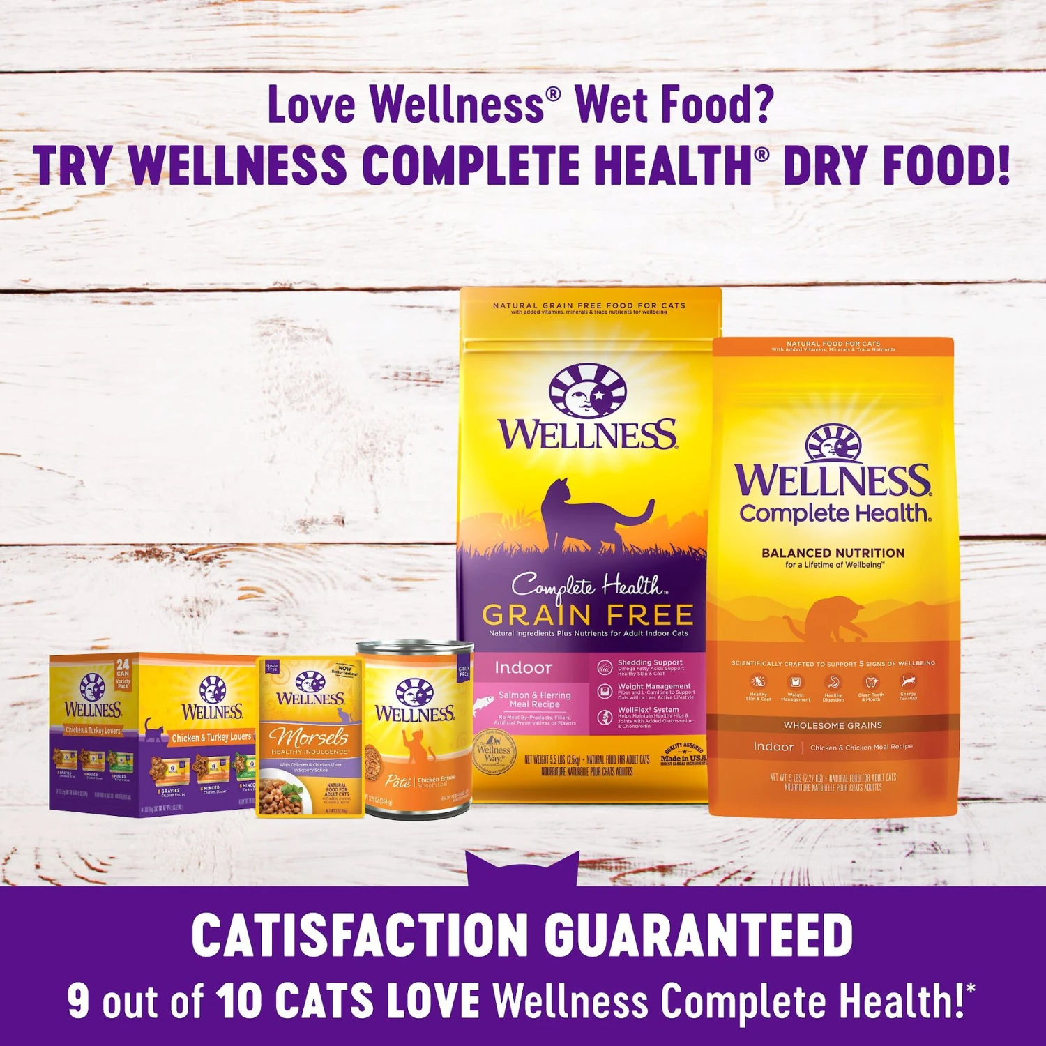 Wellness Complete Health Poultry Lovers Pate Variety Pack Grain-Free Natural Canned Cat Food 9 Wellness Complete Health Poultry Lovers Pate Variety Pack Grain-Free Natural Canned Cat Food - Image 9