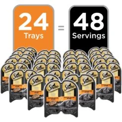 Sheba Perfect Portions Grain-Free Roasted Chicken Cuts In Gravy Entree Adult Wet Cat Food Trays -Wellness Sales Store 103404 PT2. AC SS1800 V1626994024