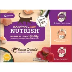 Rachael Ray Nutrish Ocean Lovers Variety Pack Natural Grain-Free Wet Cat Food