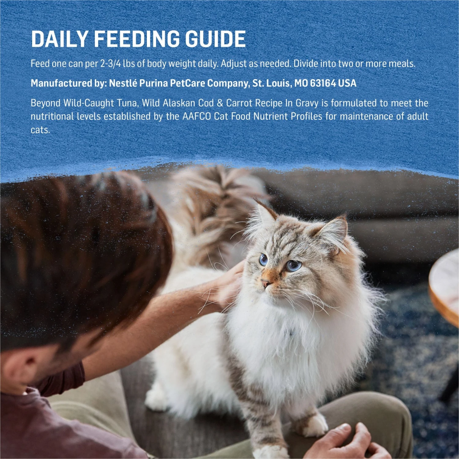 Purina Beyond Natural Wild-Caught Tuna, Cod & Carrots Recipe In Gravy Canned Cat Food 8 Purina Beyond Natural Wild-Caught Tuna, Cod & Carrots Recipe In Gravy Canned Cat Food - Image 8