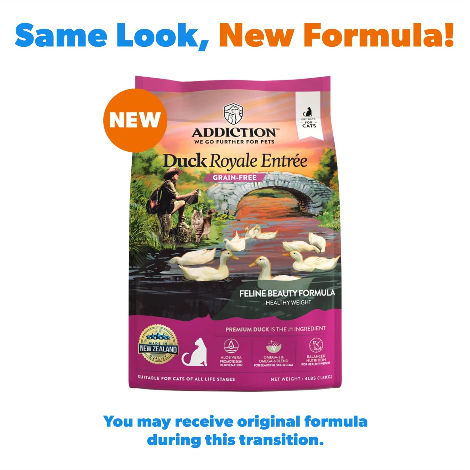 Addiction Grain-Free Duck Royale Dry Cat Food 2 Addiction Grain-Free Duck Royale Dry Cat Food - Image 2
