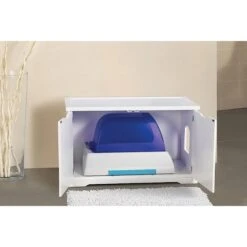 Merry Products Cat Washroom Bench Decorative Litter Box Cover & Storage -Wellness Sales Store 118012 PT3. AC SS1800 V1492009656