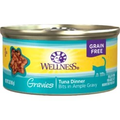Wellness Natural Grain-Free Gravies Tuna Dinner Canned Cat Food