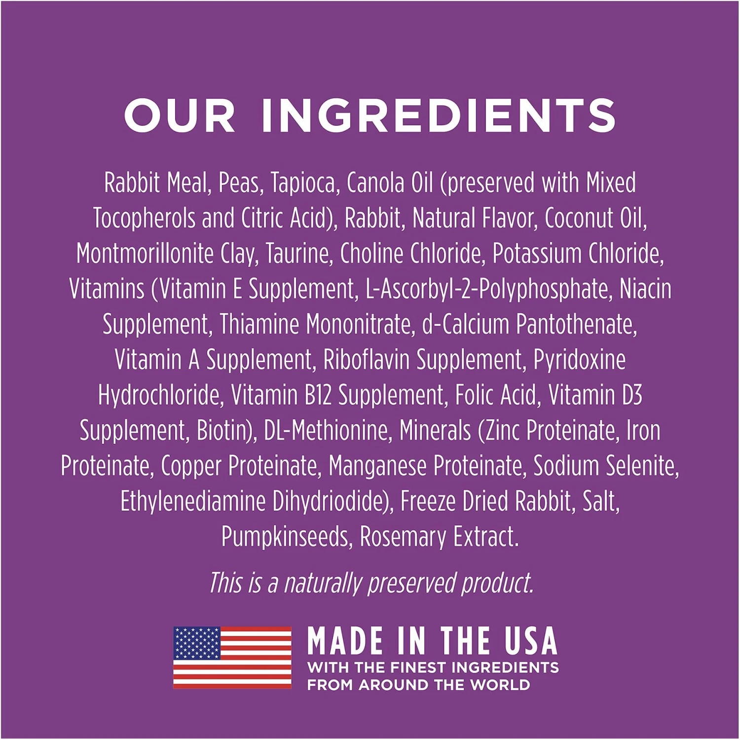 Instinct Limited Ingredient Diet Grain-Free Recipe With Real Rabbit Freeze-Dried Raw Coated Dry Cat Food 6 Instinct Limited Ingredient Diet Grain-Free Recipe With Real Rabbit Freeze-Dried Raw Coated Dry Cat Food - Image 6