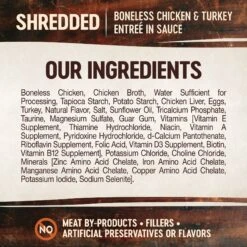 Wellness CORE Signature Selects Shredded Boneless Chicken & Turkey Entree In Sauce Grain-Free Natural Canned Cat Food -Wellness Sales Store 119859 PT3. AC SS1800 V1678387505