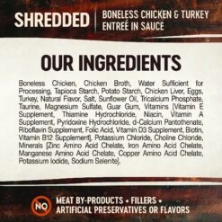 Wellness CORE Signature Selects Shredded Boneless Chicken & Turkey Entree In Sauce Grain-Free Natural Canned Cat Food -Wellness Sales Store 119859 PT6. AC SS1800 V1621988908