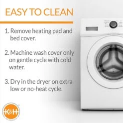 K&H Pet Products Thermo-Kitty Fashion Splash Heated Cat Bed, Large -Wellness Sales Store 121262 PT3. AC SS1800 V1692208731