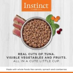 Instinct Grain-Free Minced Recipe With Real Tuna Wet Cat Food Cups 5 Instinct Grain-Free Minced Recipe With Real Tuna Wet Cat Food Cups -Wellness Sales Store 122363 PT2. AC SS1800 V1494969050