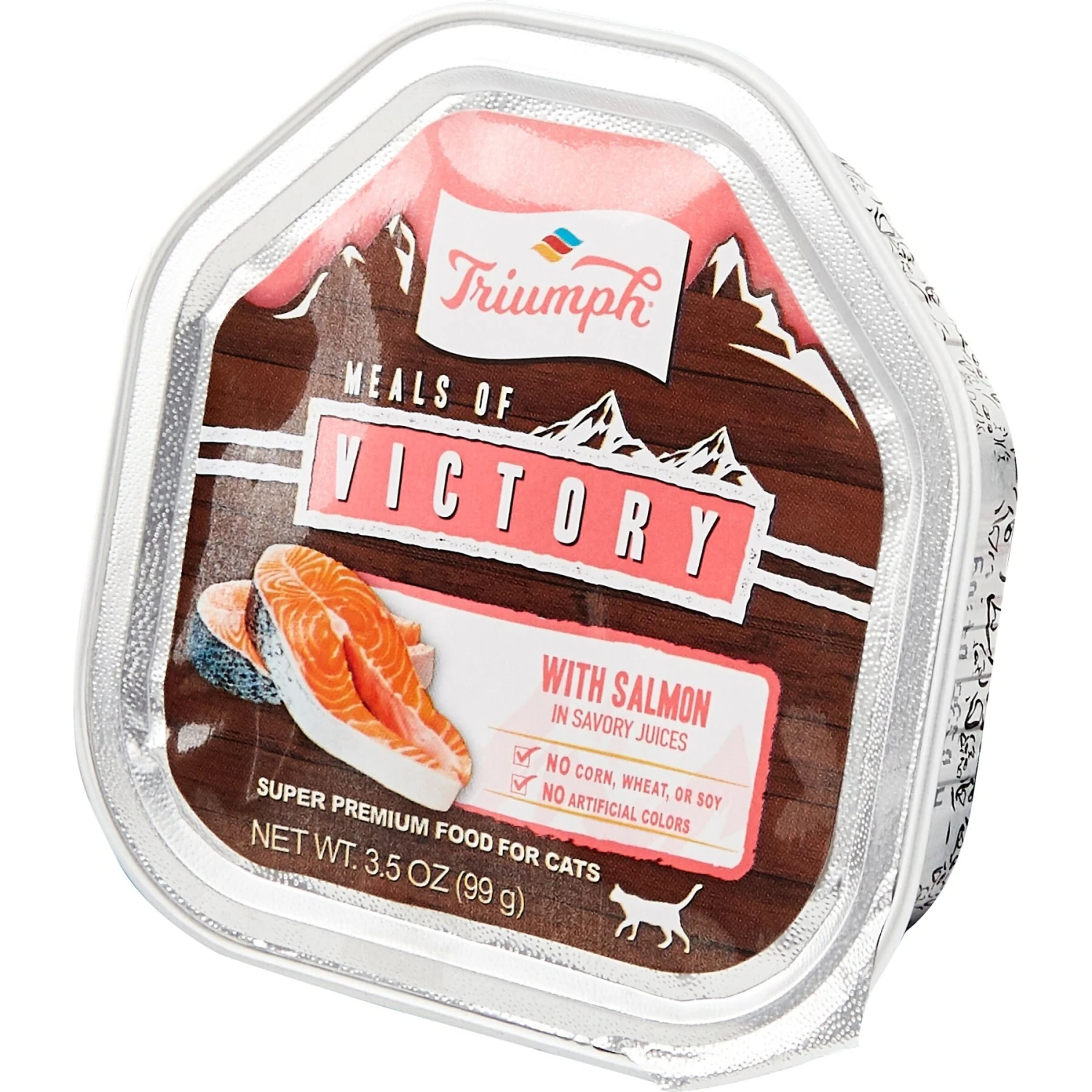 Triumph Meals Of Victory With Salmon In Savory Juices Cat Food Trays 1 Triumph Meals Of Victory With Salmon In Savory Juices Cat Food Trays