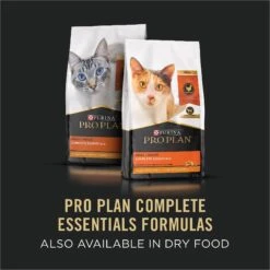 Purina Pro Plan Complete Essentials Adult Salmon & Brown Rice Entree Classic Canned Cat Food -Wellness Sales Store 127619 PT5. AC SS1800 V1643844434