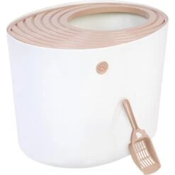 IRIS USA Round Top Entry Cat Litter Box & Scoop -Wellness Sales Store 130345 PT6. AC SS1800 V1680881173