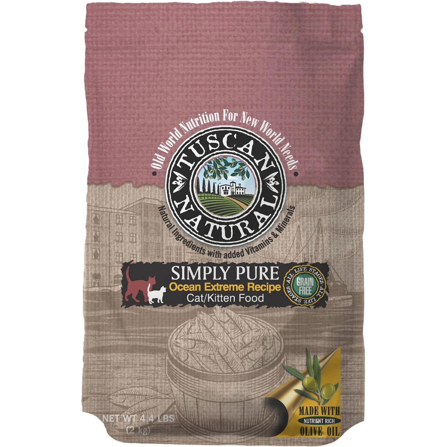 Tuscan Natural Simply Pure Ocean Extreme Grain-Free Dry Cat Food 1 Tuscan Natural Simply Pure Ocean Extreme Grain-Free Dry Cat Food