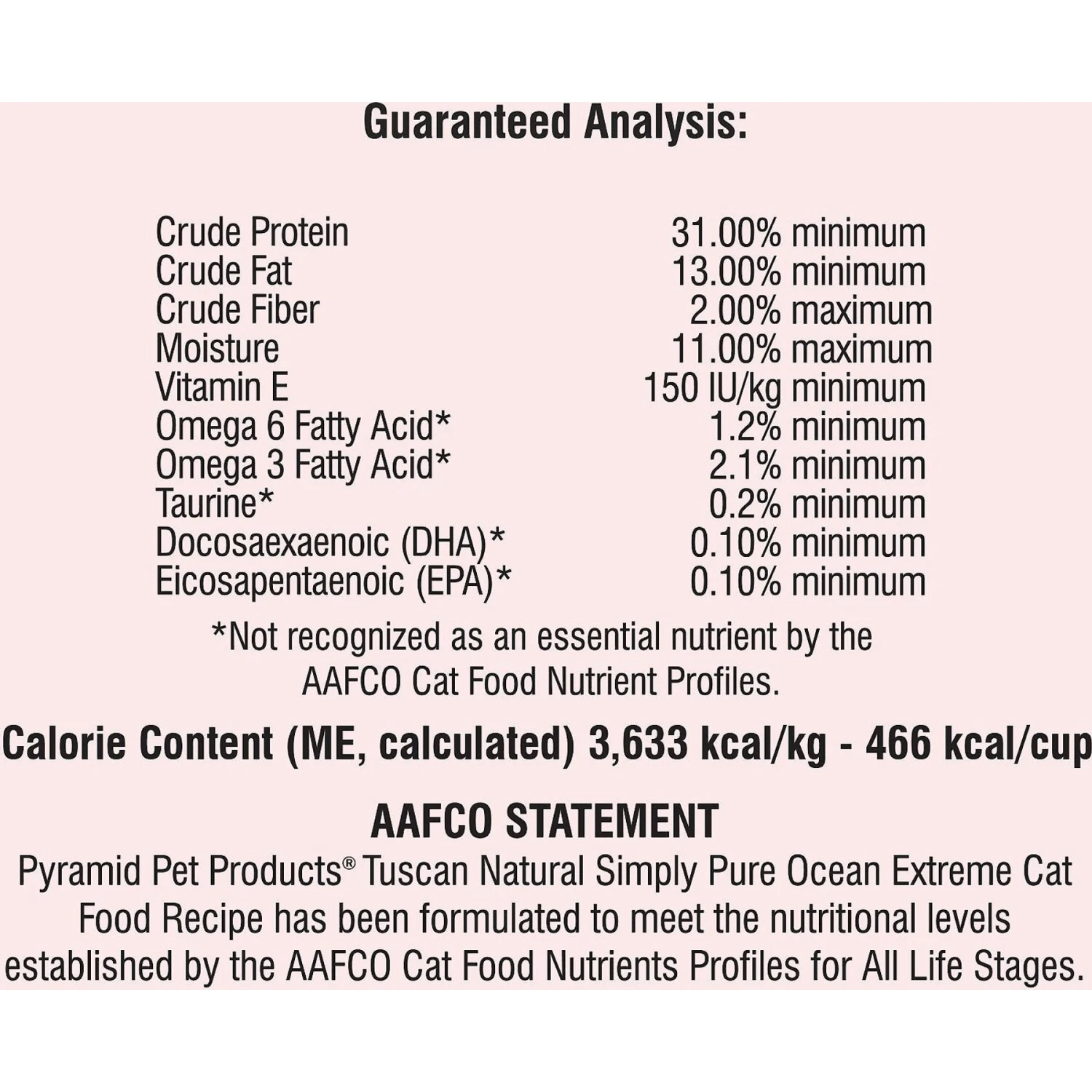 Tuscan Natural Simply Pure Ocean Extreme Grain-Free Dry Cat Food 4 Tuscan Natural Simply Pure Ocean Extreme Grain-Free Dry Cat Food - Image 4