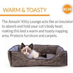 K&H Pet Products Amazin' Kitty Lounge Sleeper Cat Bed 11 K&H Pet Products Amazin' Kitty Lounge Sleeper Cat Bed -Wellness Sales Store 131901 PT3. AC SS1800 V1682705272