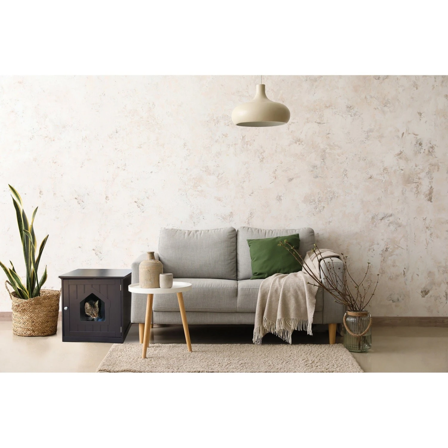 TRIXIE Wooden Cat Home & Litter Box Cover 4 TRIXIE Wooden Cat Home & Litter Box Cover - Image 4