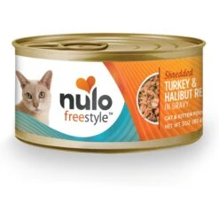 Nulo Freestyle Shredded Turkey & Halibut In Gravy Grain-Free Canned Cat Food