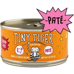 Tiny Tiger Pate Turkey & Giblets Recipe Grain-Free Canned Cat Food