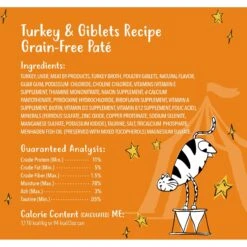 Tiny Tiger Pate Turkey & Giblets Recipe Grain-Free Canned Cat Food -Wellness Sales Store 141881 PT5. AC SS1800 V1687284924