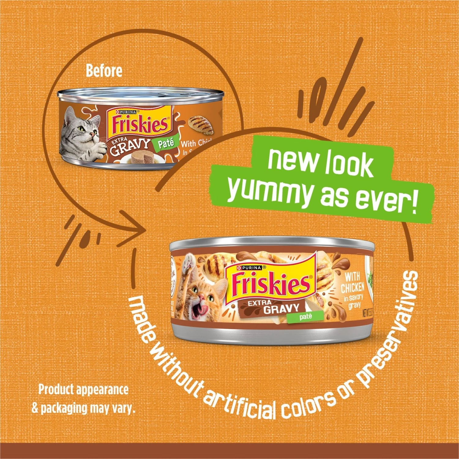 Friskies Extra Gravy Pate With Chicken In Savory Gravy Canned Cat Food 3 Friskies Extra Gravy Pate With Chicken In Savory Gravy Canned Cat Food - Image 3