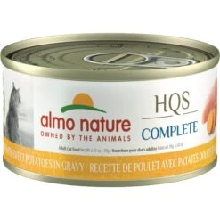 Almo Nature HQS Complete Chicken With Sweet Potatoes Grain-Free Canned Cat Food