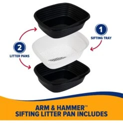 Arm & Hammer Sifting Cat Litter Pan 11 Arm & Hammer Sifting Cat Litter Pan -Wellness Sales Store 156367 PT4. AC SS1800 V1659634822