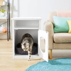 Frisco Decorative Side Table Cat Litter Box Cover 13 Frisco Decorative Side Table Cat Litter Box Cover -Wellness Sales Store 156786 PT6. AC SS1800 V1570480099
