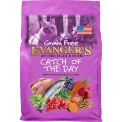 Evanger's Grain-Free Catch Of The Day Dry Cat & Kitten Food