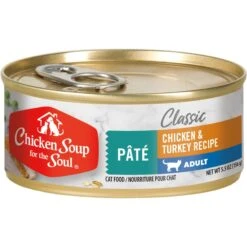 Chicken Soup For The Soul Chicken & Turkey Recipe Adult Pate Canned Cat Food