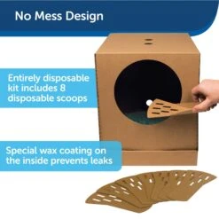 PetSafe Disposable Collapsible Litter Box With ScoopFree Crystal Litter 12 PetSafe Disposable Collapsible Litter Box With ScoopFree Crystal Litter -Wellness Sales Store 166221 PT3. AC SS1800 V1700155508