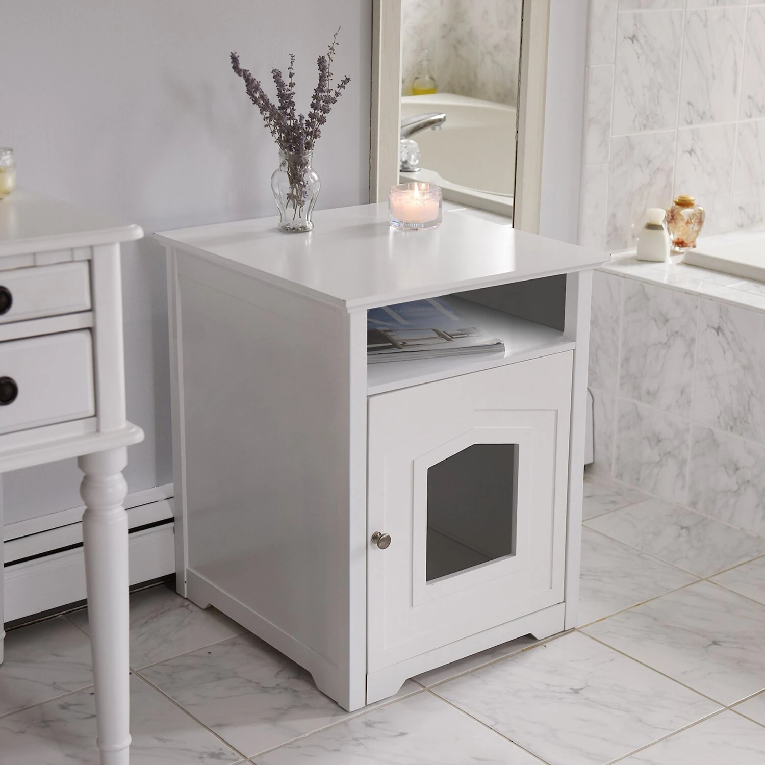 Arf Pets Designer Enclosed Cat Litter Box 4 Arf Pets Designer Enclosed Cat Litter Box - Image 4