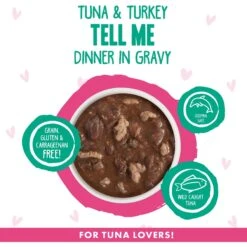 BFF OMG Tell Me! Tuna & Turkey Flavor Wet Canned Cat Food -Wellness Sales Store 182255 PT2. AC SS1800 V1647899249