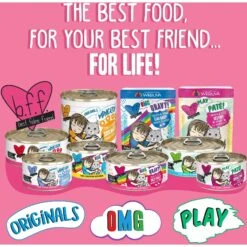 BFF OMG Tell Me! Tuna & Turkey Flavor Wet Canned Cat Food -Wellness Sales Store 182255 PT4. AC SS1800 V1647901623