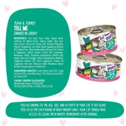 BFF OMG Tell Me! Tuna & Turkey Flavor Wet Canned Cat Food -Wellness Sales Store 182255 PT6. AC SS1800 V1647907012