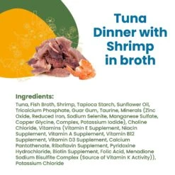Almo Nature Daily Complete Tuna Dinner With Shrimps In Broth Canned Cat Food -Wellness Sales Store 182855 PT3. AC SS1800 V1632850272