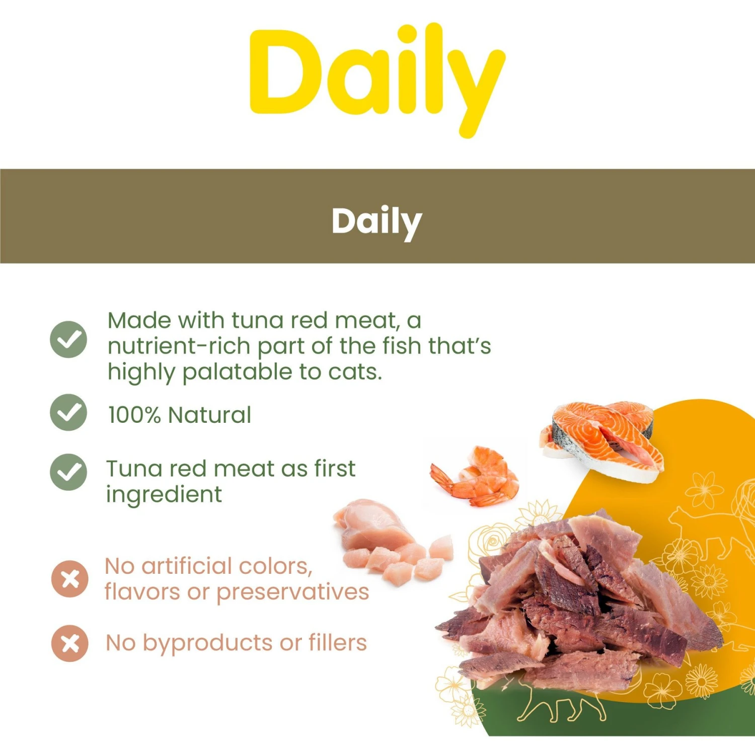 Almo Nature Daily Complete Tuna Dinner With Mackerel In Broth Canned Cat Food 2 Almo Nature Daily Complete Tuna Dinner With Mackerel In Broth Canned Cat Food - Image 2