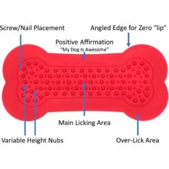 Lick Lick Pad Dog Distraction Lick Mat, Large 16 Lick Lick Pad Dog Distraction Lick Mat, Large -Wellness Sales Store 191404 PT7. AC SS1800 V1572282011
