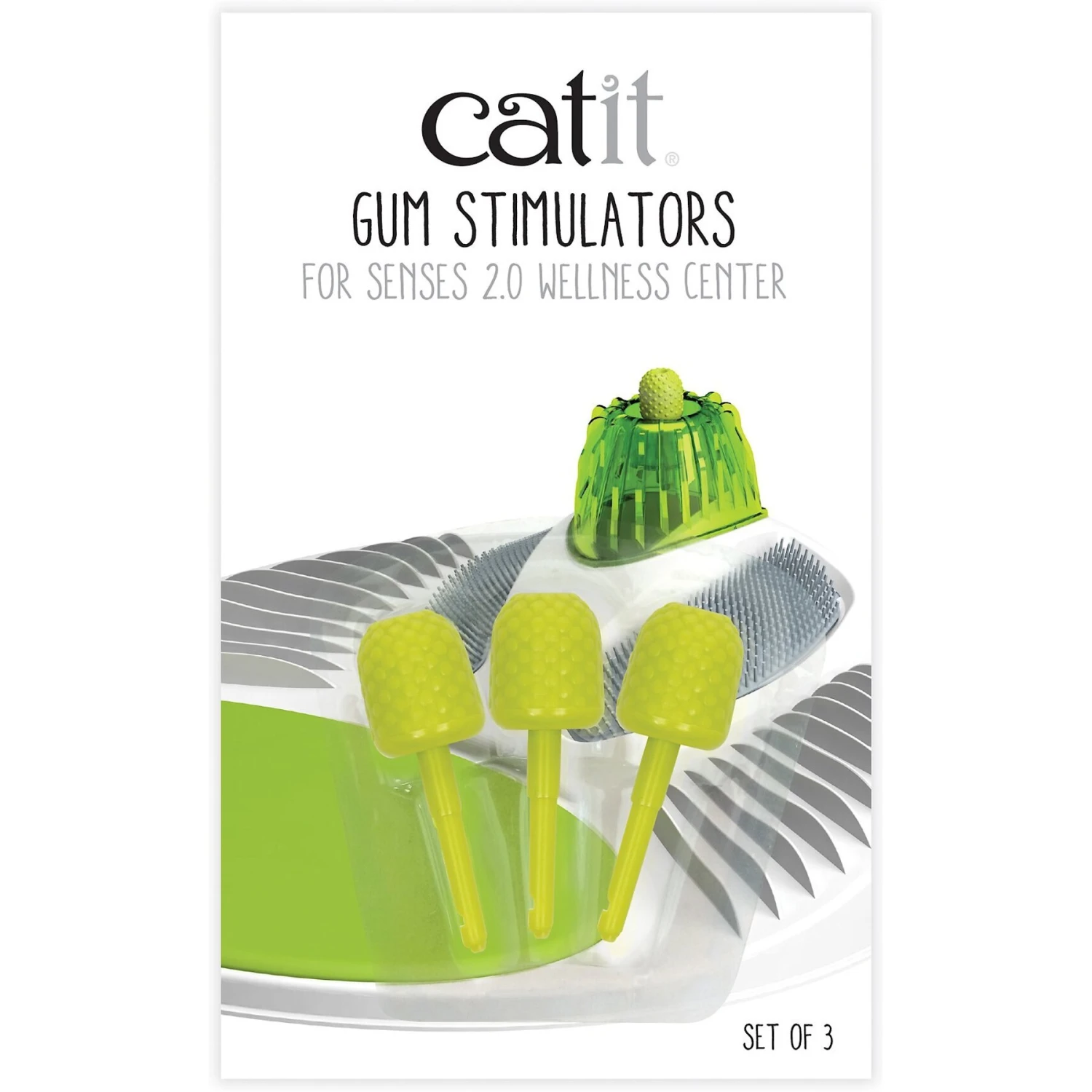 Catit Senses 2.0 Gum Stimulator Refills For Senses 2.0 Wellness Center, 3 Count 1 Catit Senses 2.0 Gum Stimulator Refills For Senses 2.0 Wellness Center, 3 Count