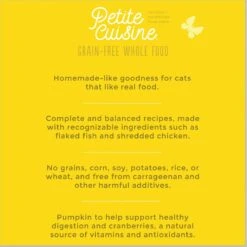 Petite Cuisine L'il Violet's Tuna, Pumpkin & Tilapia Entrée In Broth Grain-Free Wet Cat Food, 2.8-oz Can, Case Of 24 -Wellness Sales Store 200546 PT4. AC SS1800 V1571282084