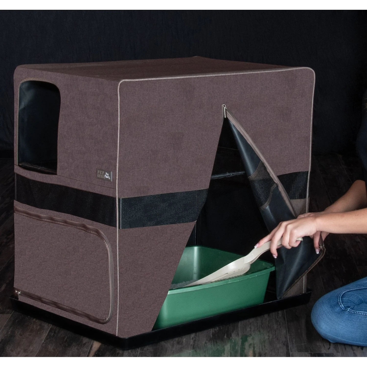 Pet Gear Prp Pawty Space Saver Cat Litter Box Enclosure 4 Pet Gear Prp Pawty Space Saver Cat Litter Box Enclosure - Image 4