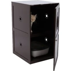 TRIXIE 2-Story Wooden Cat Litter Box Enclosure 6 TRIXIE 2-Story Wooden Cat Litter Box Enclosure -Wellness Sales Store 207461 PT2. AC SS1800 V1584023943
