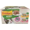 Friskies Farm Favorites Chicken & Carrots & Salmon & Spinach Pate Wet Cat Food Variety Pack, 5.5-oz Can, Case Of 24