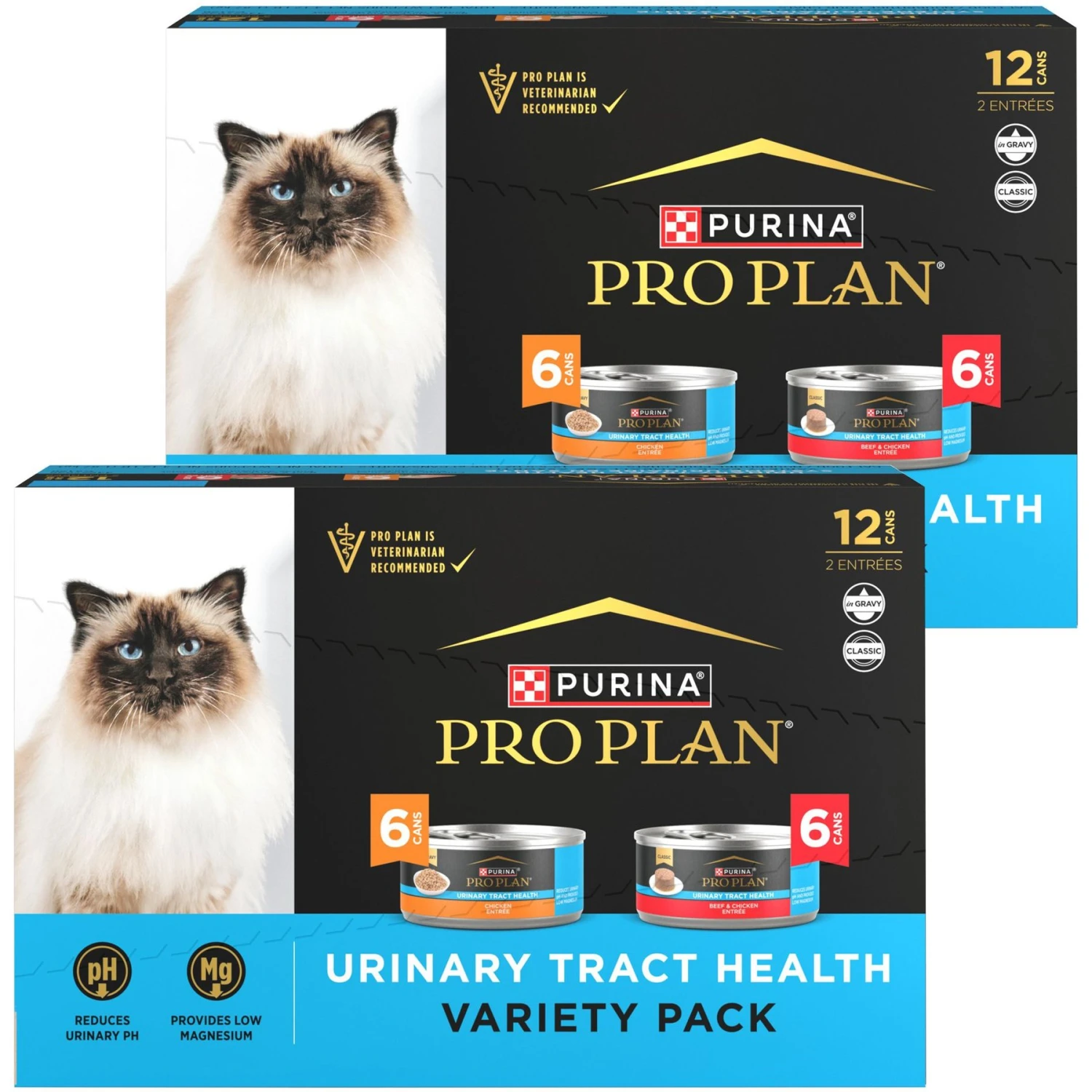 Purina Pro Plan Urinary Tract Health Focus Chicken & Beef & Chicken Variety Pack Cat Food 1 Purina Pro Plan Urinary Tract Health Focus Chicken & Beef & Chicken Variety Pack Cat Food
