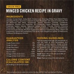 American Journey Minced Chicken Recipe In Gravy Grain-Free Canned Cat Food -Wellness Sales Store 218189 PT2. AC SS1800 V1624996057