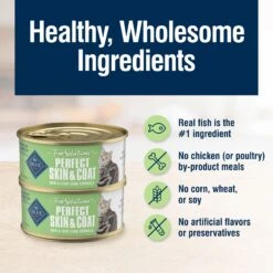 Blue Buffalo True Solutions Perfect Skin & Coat Natural Whitefish Adult Wet Cat Food -Wellness Sales Store 218305 PT4. AC SS1800 V1676653964