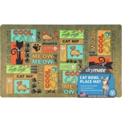 Drymate Absorbent Cat Bowl Food Mat