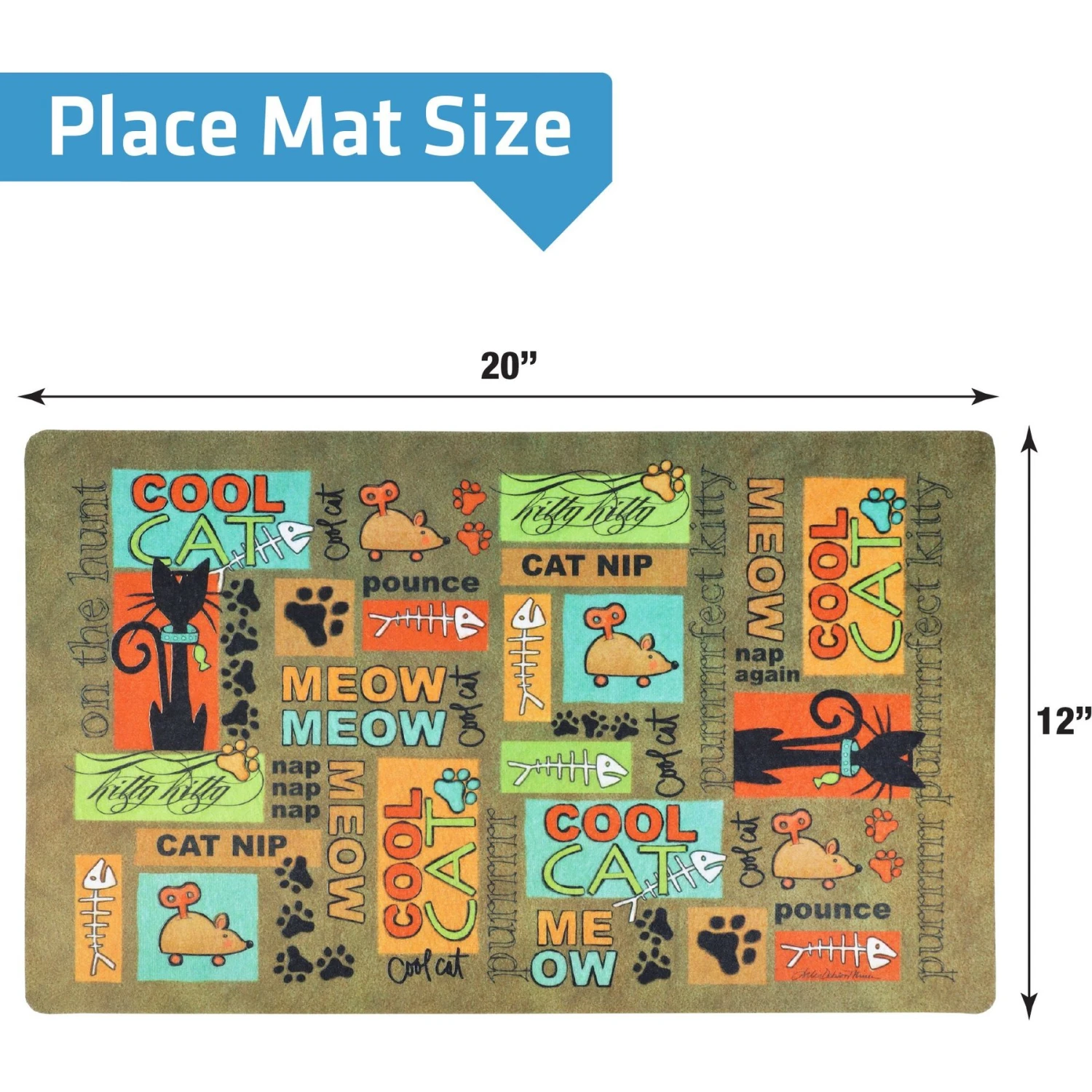 Drymate Absorbent Cat Bowl Food Mat 4 Drymate Absorbent Cat Bowl Food Mat - Image 4