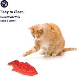 Petstages Fishie Fun Cat Feed Mat -Wellness Sales Store 227084 PT2. AC SS1800 V1636499192