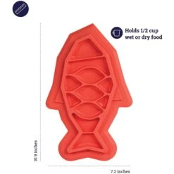 Petstages Fishie Fun Cat Feed Mat -Wellness Sales Store 227084 PT4. AC SS1800 V1636506427