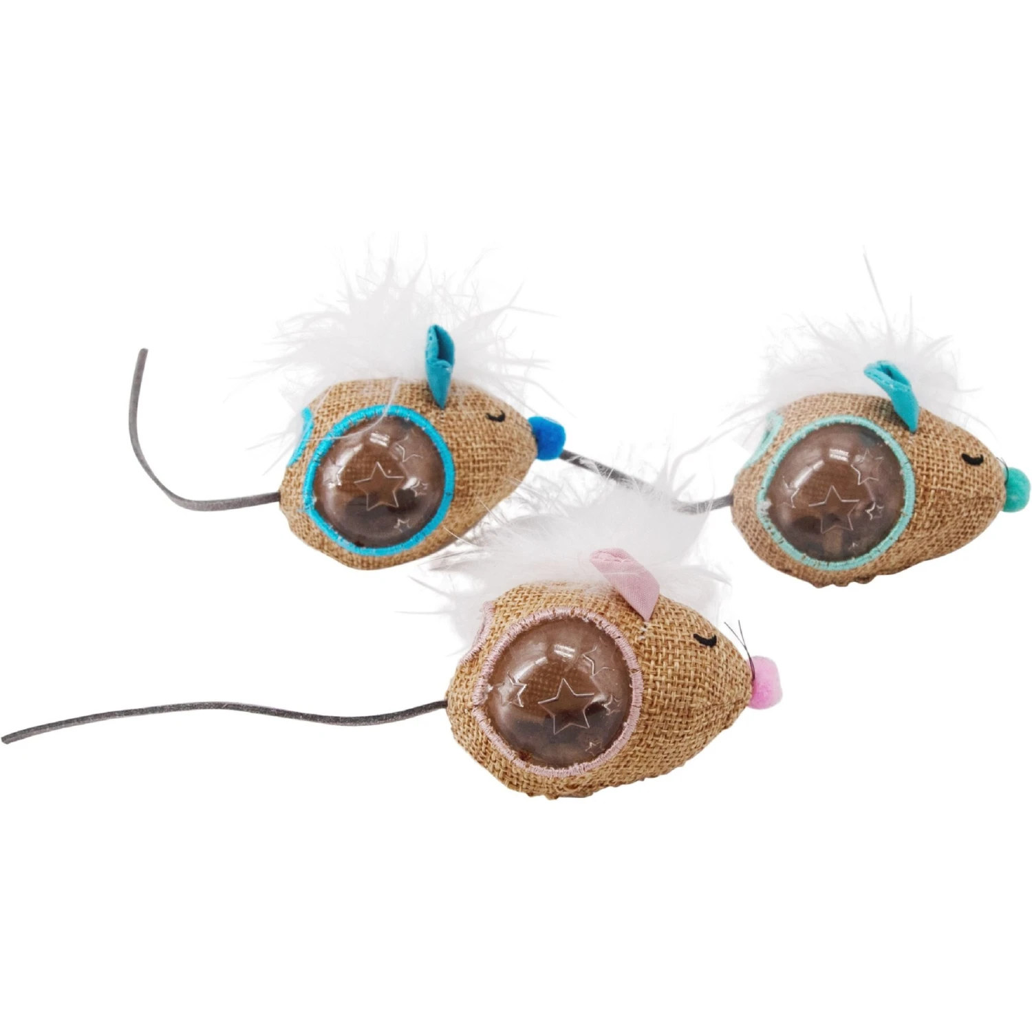 Catstages Mousin' Around Hide 'N Treat Dispenser Cat Toy, 3 Count 1 Catstages Mousin' Around Hide 'N Treat Dispenser Cat Toy, 3 Count